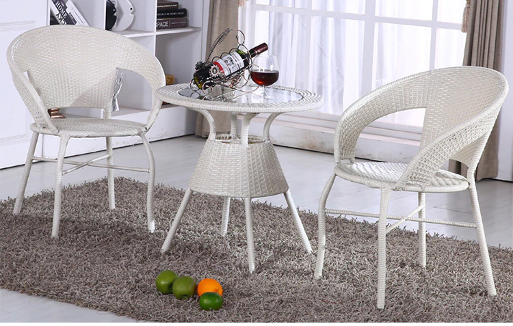 Rattan Side Table Set