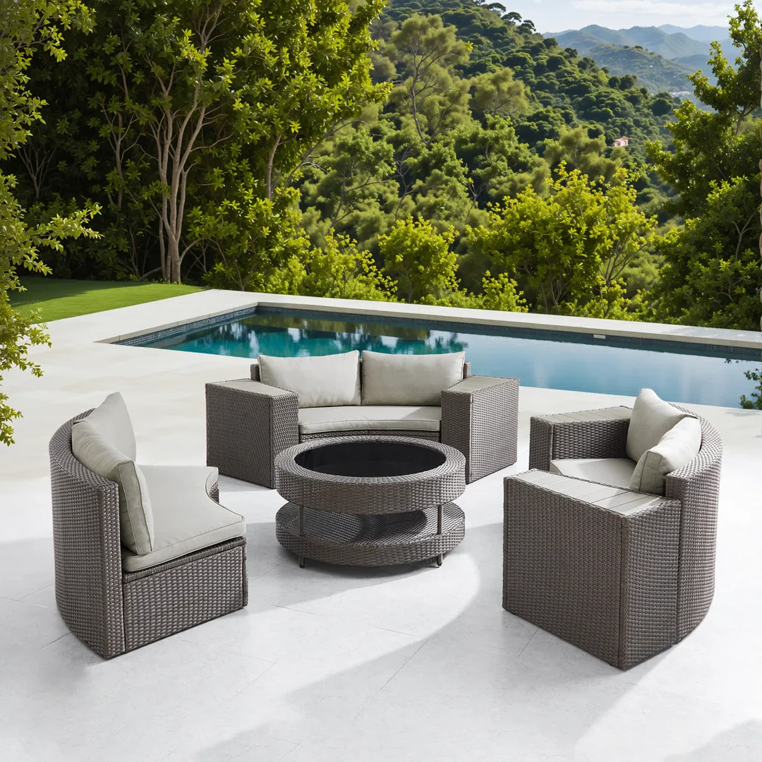 Wicker Two-Piece Set
